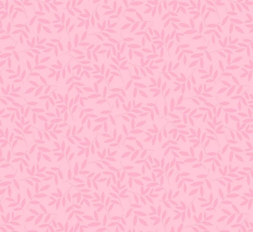 [WP-39128-301] Essentials Light Pink Tossed Leaves From Wilminton Prints