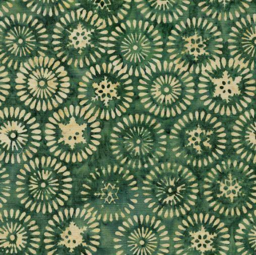 [IB-121906685] Nordic Grass Snowflake Burst From Island Batik