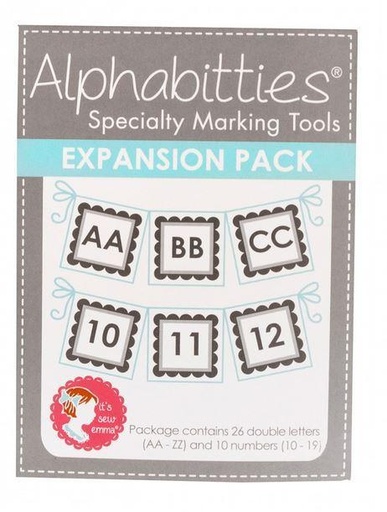 [ISE-757] Alphabitties Expansion Pack by It's Sew Emma