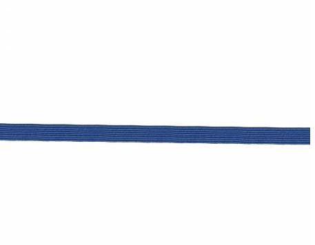 [TGQ061] 1/4" Elastic 5 Yards Royal Blue