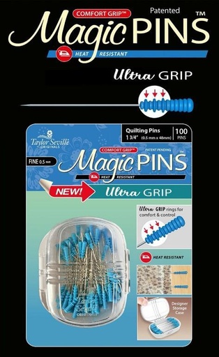 [MP-219829] Magic Pins Quilting Pins Fine 1 3/4, Ultra Grip 100 Pieces