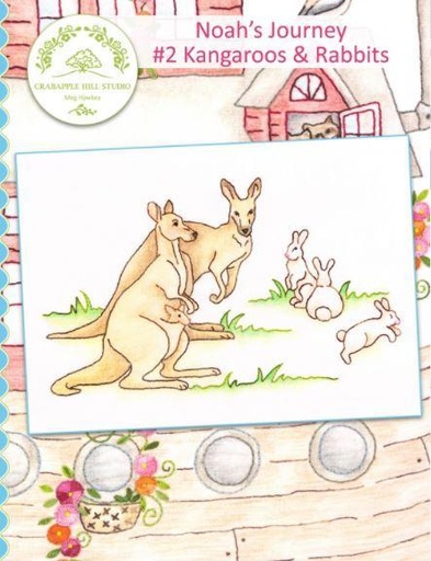 [CAH-3514] Noah'S Journey #2 Kangaroos & Rabbits From Crabapple Hill Studio