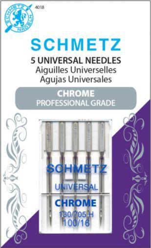 [SCHM-4018] Schmetz 5 Universal 100/16 Needles Chrome