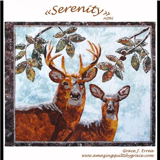 [AQBG-6274] Serenity Quilt Pattern By Amazing Quilts By Grace