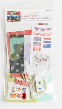 [KDKB-1243] Main Street Celebration Bench Pillow Embellishment Kit From Kimberbell