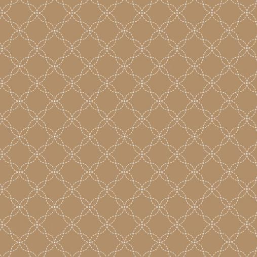 [MAY-8209-A] Kimberbell Basic Brown Lattice From Maywood Studio