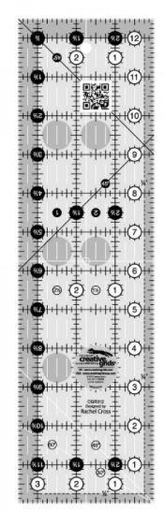 [CGR-312] Creative Grids 3 1/2 x 12 1/2 inch Ruler