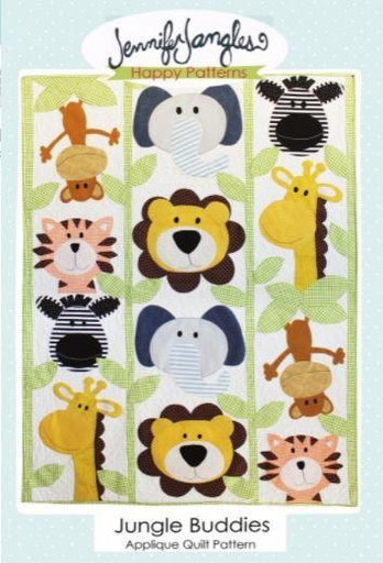 [PT-5999] Jungle Buddies Applique Quilt Pattern