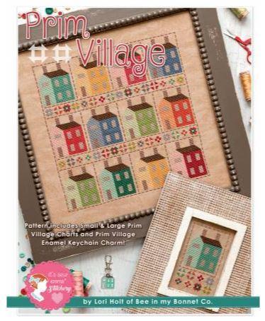 [ISE-412] Prim Village Cross Stitch  by Lori Holt from It's Sew Emma Stitchery