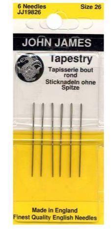 [JJ198-26] Tapestry or Cross Stitch Needles Size 26 from John James