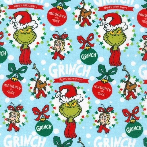 [KAF-20278-223] How The Grinch Stole Christmas Grinch Characters By Dr. Suess Enterprises For Robert Kaufman