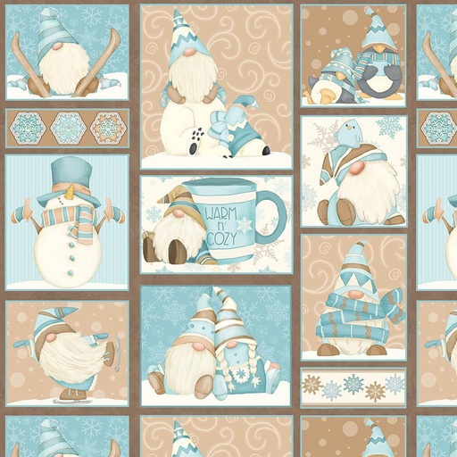 [HG-9635-13] I Love Sngnomies Patchwork From Henry Glass & Co.