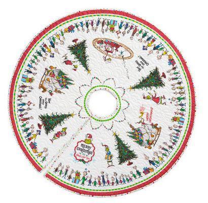 [PP-Grinchskirt] Grinchmas Tree Skirt Kit From Robert Kaufman