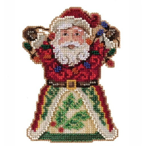 [WIC-JS20-2111] Santa With Lights By Jim Shore For Mill Hill