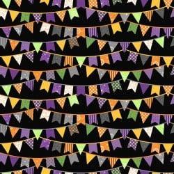 [CKR-9921-J] Hometown Halloween Black Halloween Flags