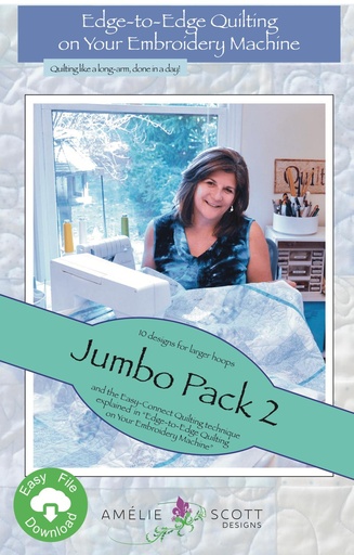 [ASD-251w] Edge To Edge Quilting - Jumbo Pack 1 From Amelie Scott Designs