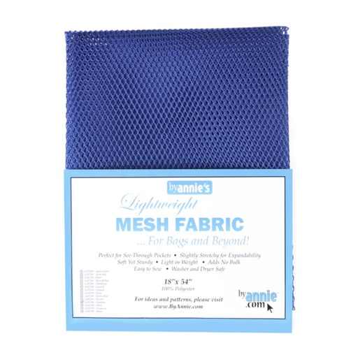 [SUP-209BlastB] Lightweight Mesh Fabric Blast Off Blue From By Annie