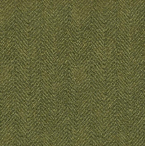 [MAY-18503-G3] Woolies Houndstooth Green Flannel By Bonnie Sullivan From Maywood