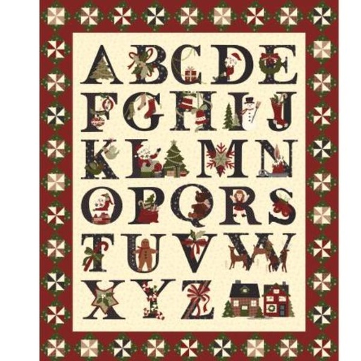 [ST-21856] Christmas Alphabet Puzzle by Buttermilk Basin from Riley Blake