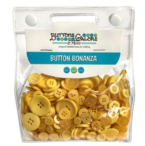 [BG-BB7] Button Bonanza Yellow Buttons From Buttons Galore