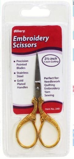 [CKR-249] Goose Antique Embroidery Scissors 3.5 Inches from Allary