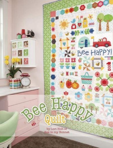 [P120-BeeHappy] Bee Happy Quilt Pattern by Lori Holt