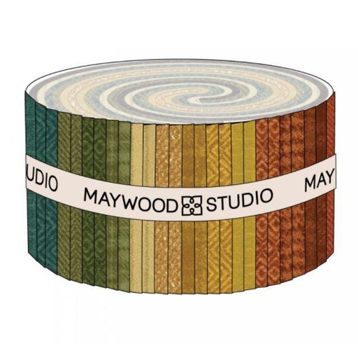 [MAY-ST-MASWOF-DES] Desert Sunset Woolies 2 1/2 Inch Strips From Maywood Studio