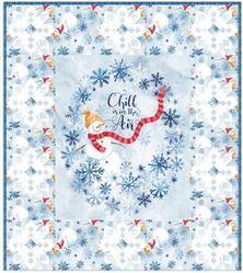 [PP-ChillintheAir] Chill In The Air Quilt Kit Featuring Hoffman Fabrics