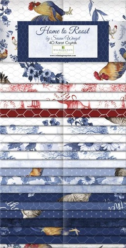 [WP-840-705-840] Home to Roost 2.5 Inch Strips from Wilmington Prints