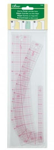 [CV-7006] Curve Ruler With Mini Ruler From Clover