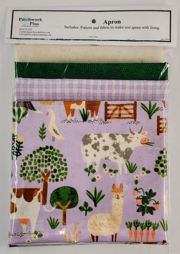 [APRON-DaleFarmPurp] Apron Kit Dale Farm Purple