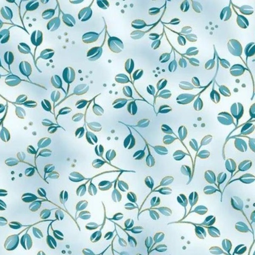 [PB-4560-B] Tadashi  Branches Blue  By P&B Textiles