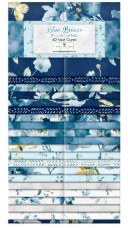 [WP-840-703]  Blue Breeze 2.5" Strips From Wilmington Prints