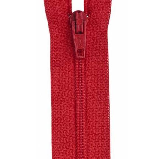 [COA-F72-9-128A] All-Purpose Polyester Coil Zipper 9In Atom Red By Coats & Clark