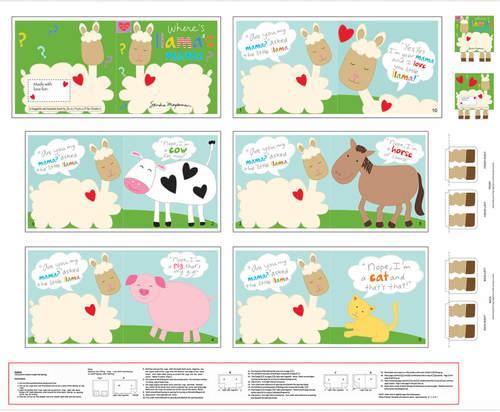 [STE-4613-P] Huggable & Loveable Llama Book From Studio E