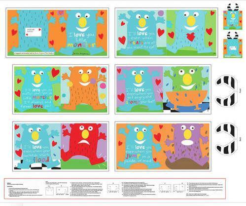 [STE-4614-P] Huggable & Loveable Little Monster Book From Studio E