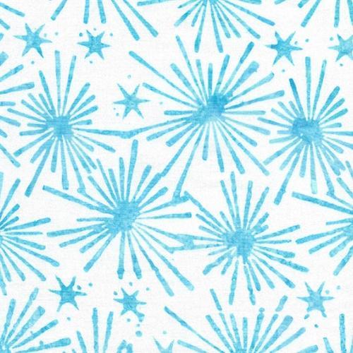 [IB-112140513] Island Batik Constellations Starburst Blue Heather