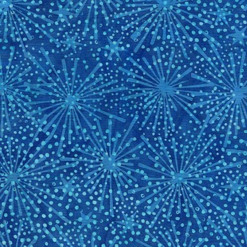 [IB-112140521] Island Batik Constellations Starburst Harbor Blue