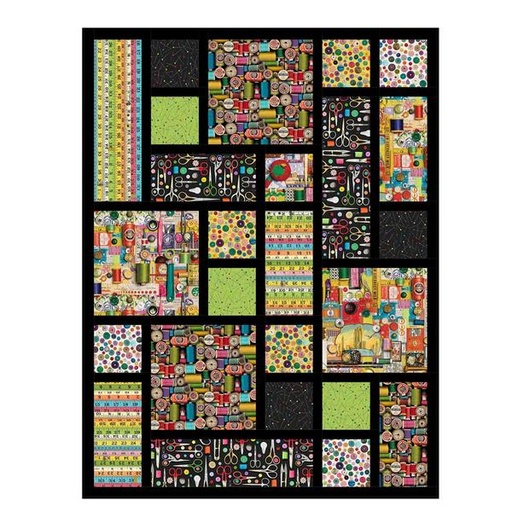 [PP-IveaNotion] I'Ve Got A Notion Quilt Kit From Northcott