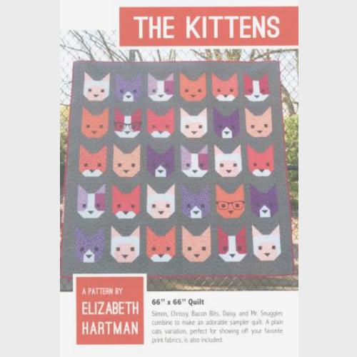 [EH-019] The Kittens Sampler Quilt Pattern by Elizabeth Hartman