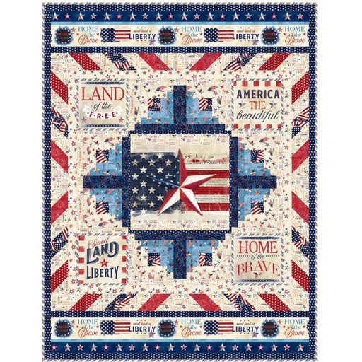 [PP-AmericanaKit] Americana Quilt Kit From Wilmington Prints