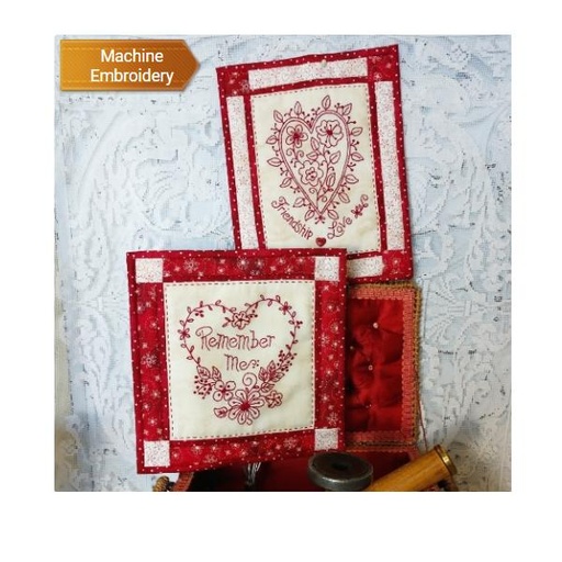 [BBD-1312] Remember Me Machine Embroidery By Bird Brain Designs