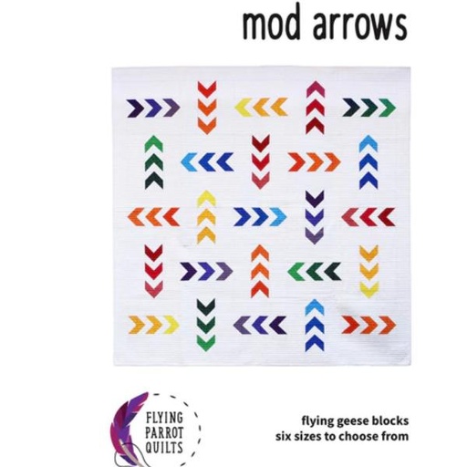 [FPQ-024] Mod Arrows Pattern By Flying Parrot Quilts