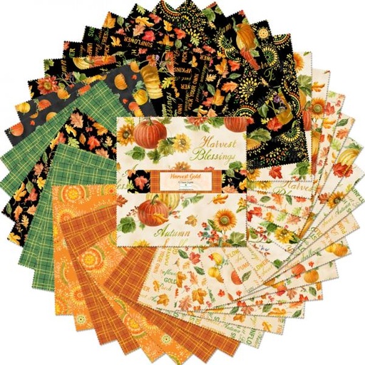 [WP-518-726-518] Harvest Gold 10 Inch Stack from Wilmington Prints