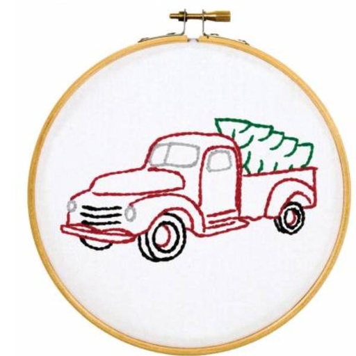 [JD-4096-879] Christmas Truck Hoop Kit