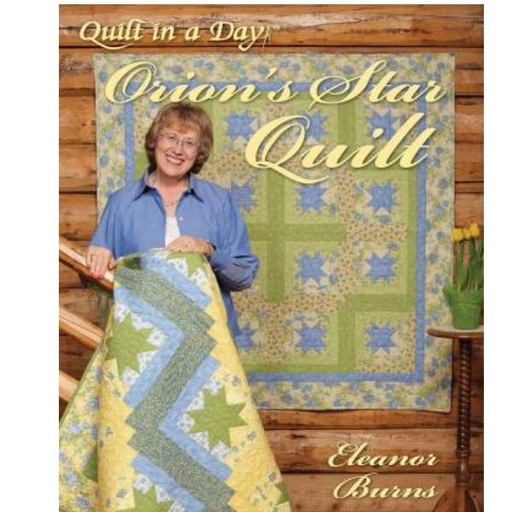 [QD-1081] Orion's Star Quilt by Eleanor Burns from Quilt in a Day