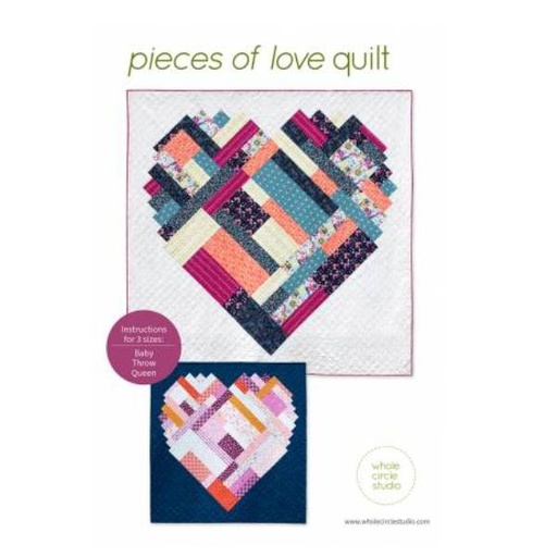 [WCS-032] Pieces of Love Quilt Pattern by Whole Circle Studio