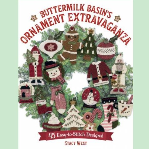 [B-1548T] Buttermilk Basin Ornament Extravaganza by Stacy West from Martingale