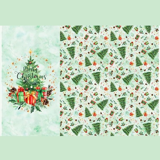 [HOF-4907-597] Celebrate The Seasons December Panel By Hoffman Fabrics