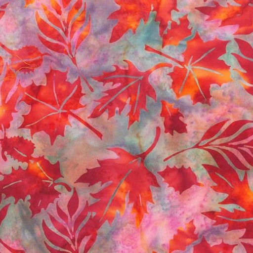 [AND-3094Q-XAmber] Be Colourful Leaves Amber By Jacqueline De Jonge For Anthology